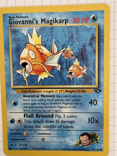 Carta pokemon sfida palestra - pokemon,