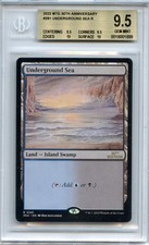 MAGIC 30° ANNIVERSARIO MARE SOTTERRANEO #281 BGS 9.5++ (con sub) DUAL LAND MTG