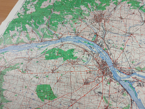 Original ww2 british army map - british,