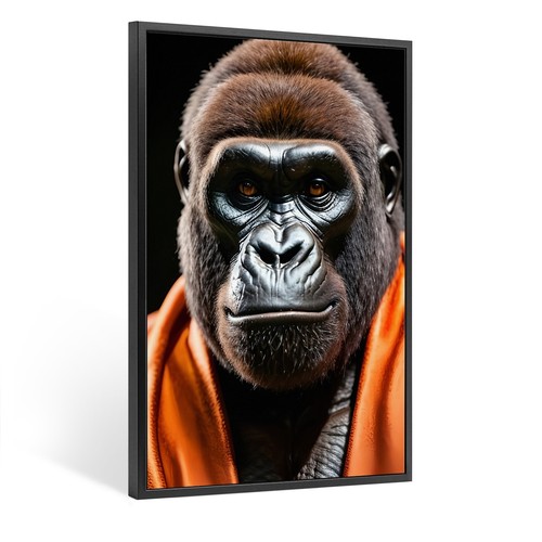 Quadro tela con cornice - tela,