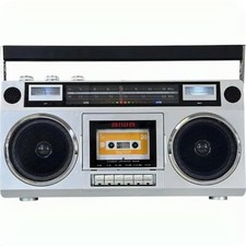 AIWA RCP1 Radio Lettore Cassette Bluetooth USB Registratore Wide FM Stereo Boombox JP