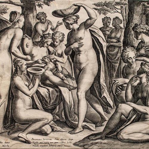 Filippo galle adone nudo - filippo,