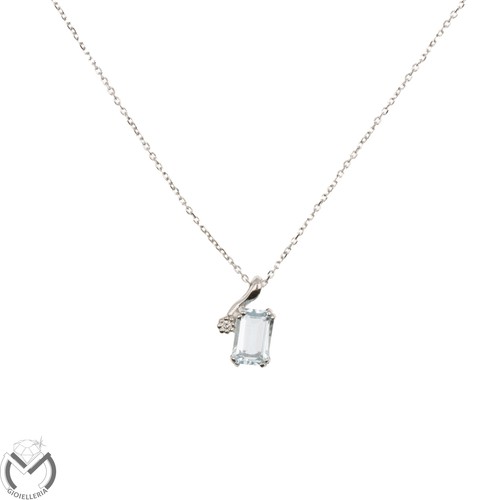Collana oro bianco - 18, kt