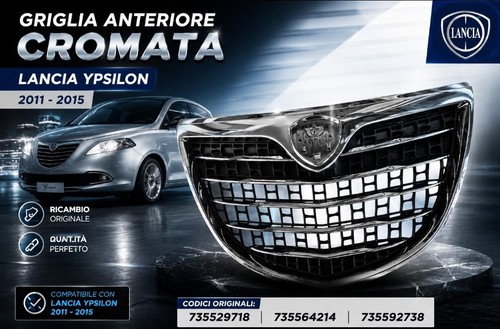 Griglia frontale cromata - frontale,