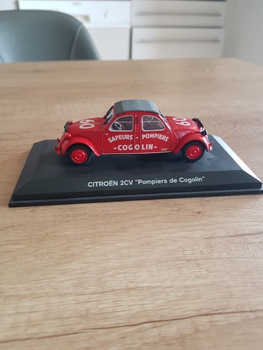 Citroen 2cv pompiers cogolin - 2cv,