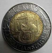 500 lire polizia di stato