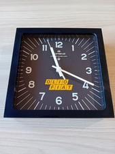 OLIO FIAT LORENZ orologio parete Vintage Officina Meccanica Ricambi Da Rivedere