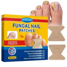MYMULIKE Fungal Nail Patches 28 Pansements Micosi Unghie Piede Forte 8Ore