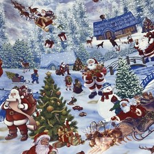 Xmas pvc babbo - natale, tovaglia