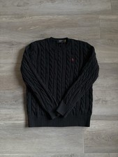 Maglione Treccia Polo Ralph Lauren - Nero (S)