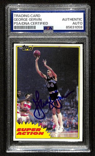 George gervin hof firmato auto - gervin, firmato/auto