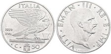 Italia - Italy 50 Centesimi 1939-1943 - Vari Anni