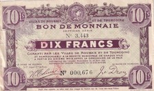 10 Francs - Ville -