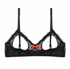eggiseno SEXY aperto, Pizzo Ricamato Biancheria Intima Trasgressiva BONDAGE