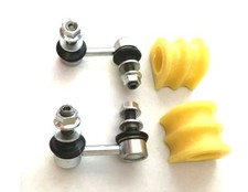 adatto a NISSAN NAVARA D40 2005+ STABILIZZATORE ANTERIORE ANTIROLLIO LINK E BOCCOLE POLI