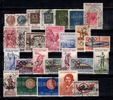 Italia 1959-60 Sass. 873-898 Usato 100% Olimpiadi,Italia Torretta, Spedizione del
