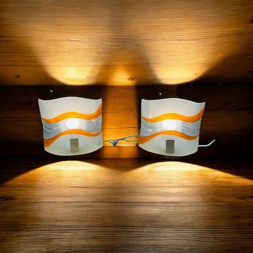 Coppia applique vetro - coppia,