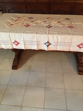 Tovaglia di puro lino ricamata