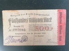 GERMANIA BANCONOTA 1923