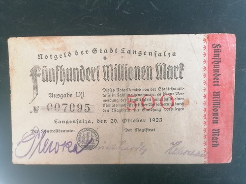 Germania banconota 1923 - banconota,