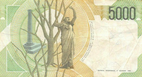 Italy 5000 lire - ,