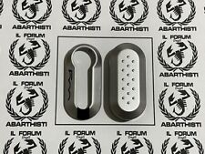 ABARTH 500 595 695 PUNTO cover chiave 100% originale FIAT ABARTH SILVER BLACK