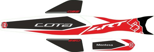 Set decalcomanie stile - , montesa