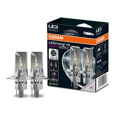 COPPIA LAMPADE OSRAM LED H4/H19 HL EASY FIT LUCE BIANCA FREDDA 6500K AUTO MOTO