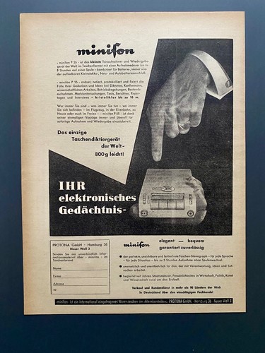 Minifon registratore tascabile - minifon,