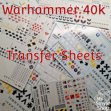 Transfer sheets warhammer 40k - sheets,