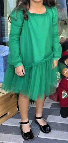 Abito tulle verde monnalisa - verde,