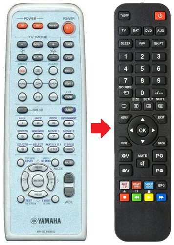 Telecomando adatto per - , yamaha