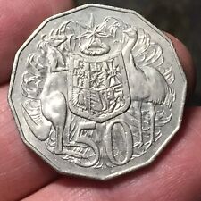 moneta  Australia 50 Centesimi 1983 ELISABETTA II  COPPER NIKEL