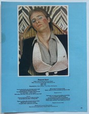 STEVE HARLEY - (COME UP AND SEE ME) MAKE ME SMILE 1981 full page UK lyric poster