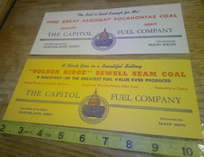 2 blotter di carbone vintage