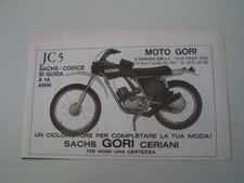 advertising Pubblicità 1975 MOTO GORI 50 JC5 JC 5