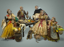 Tavolata 5 figure  37 Cm Porta