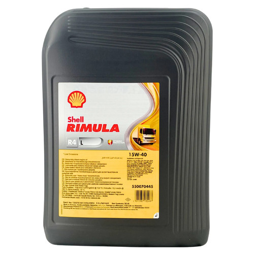 Olio motore 20l shell rimula - 20l,