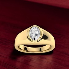 Anello da uomo in oro giallo