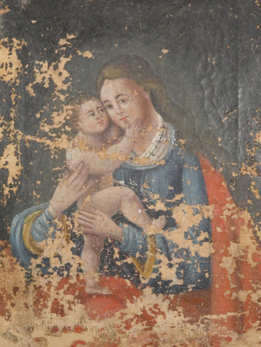 Dipinto olio xvii secolo - olio,