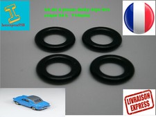 Lot de 4 pneus noir  lisses
