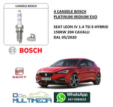 4 CANDELE BOSCH PLATINUM