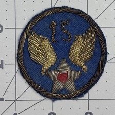 Patch lingotti 15° Aeronautica Militare Made in Italy WW2 US Army Inv# K2059