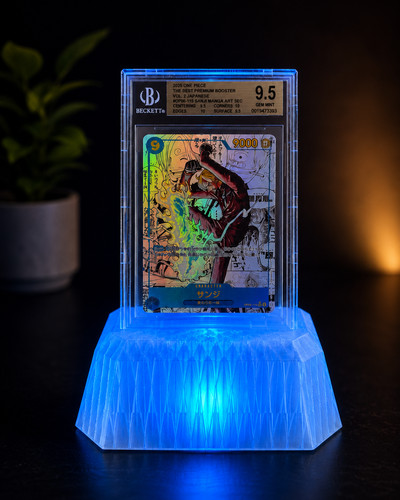 Card display stand led - display,