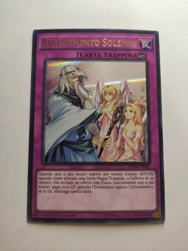 Avvertimento solenne ultra - •,