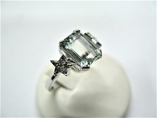 ANELLO ACQUAMARINA TAGLIO