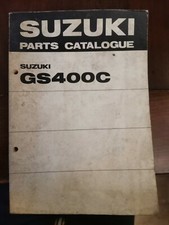 Suzuki gs 400 C Parts Catalogue Catalogo Ricambi Gs400c 1977
