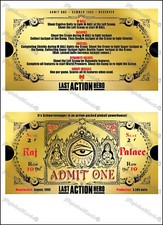 Data East Last Action Hero 1993 Cartes Instructions Flipper Pinball Cards 1