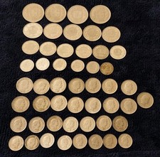 Lotto Chf Monete Svizzera 51 Pezzi, Valore Facciale 43,10 alcune in argento.
