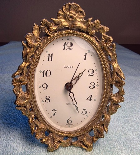 Sveglia vintage globe - ornata,